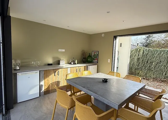 Equipe Avec Cuisine D Ete Et Piscine Privee Apartment